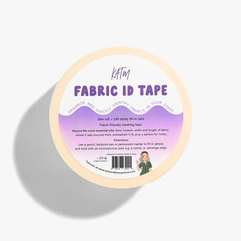 Kylie And The Machine Fabric Id Tape – Washable Labeling Tape For Seam Allowances And Notions 1