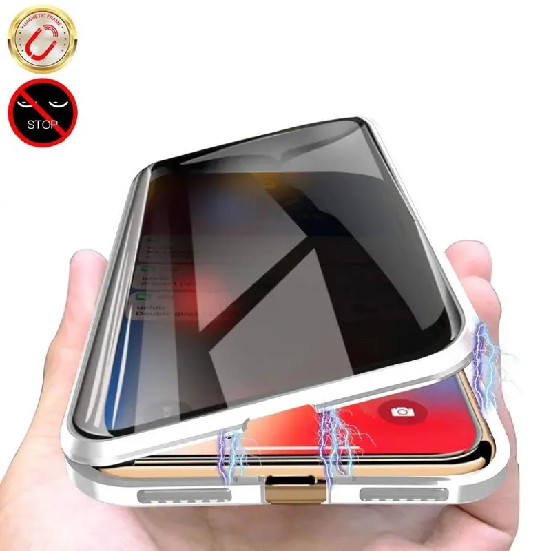 Laetans™ Magnetic Privacy Case For Iphone – Reinforced Hard Shell Design 1