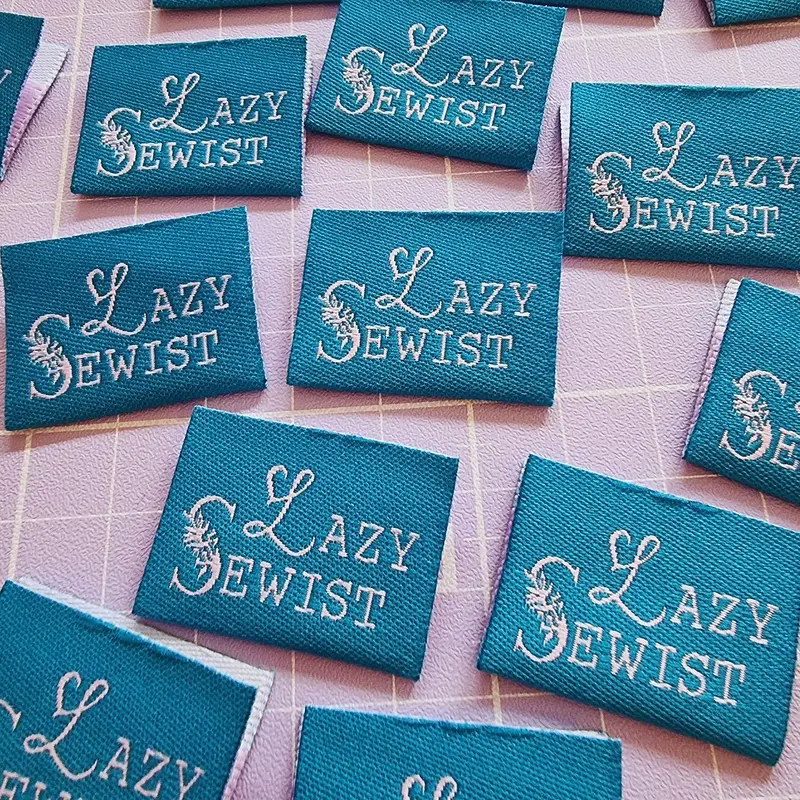 "Lazy Sewist" Woven Clothing Label Pack By Sew Anonymous 1
