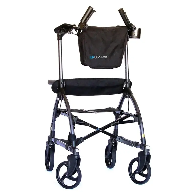 Lifewalker Upwalker Original Upright Rollator – Senior Mobility Walker With Built-In Seat 1