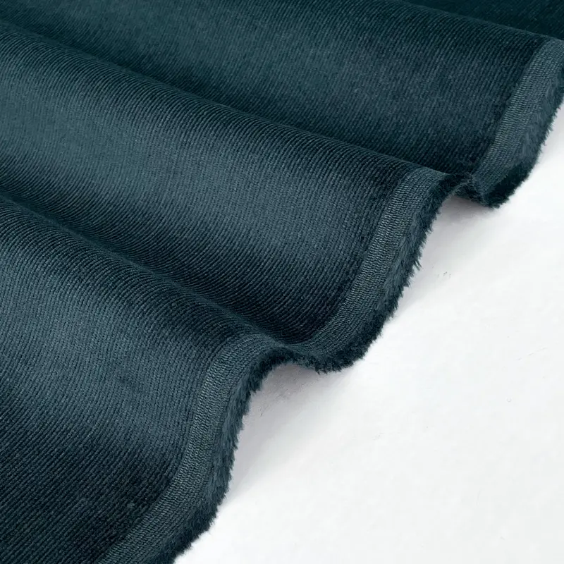 Liquorice 21-Wale Stretch Corduroy Fabric 1