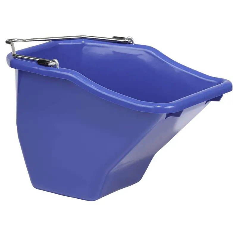 Little Giant 20-Qt Blue Livestock Feed Bucket – Flat-Back Plastic Bucket (Open-Box) 1