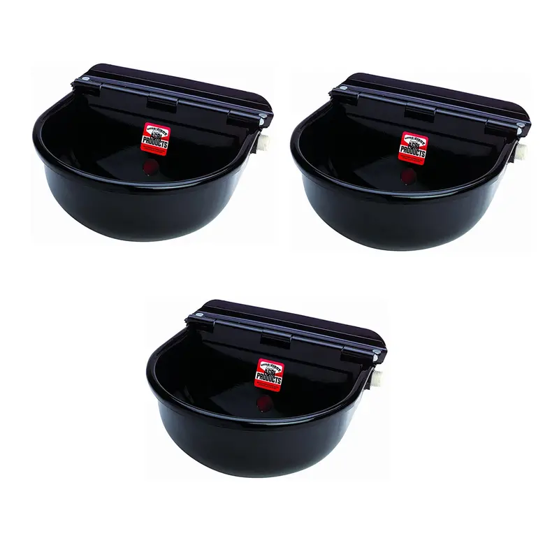 Little Giant Epoxy-Coated Automatic Stock Waterer – Steel Construction (3-Pack) 1