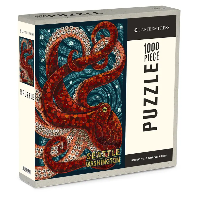 Lp Octopus Mosaic 1000-Piece Jigsaw Puzzle (Model #45664) 1