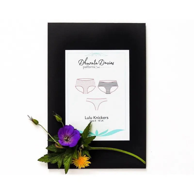 Lulu Knickers Sewing Pattern – Underwear Design By Dhurata Davies 1