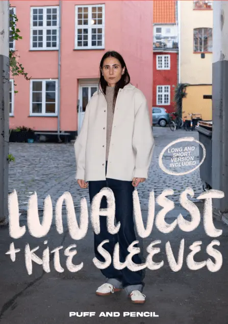 Luna Jacket With Kite Sleeves – Printed Sewing Pattern By Puff And Pencil 1