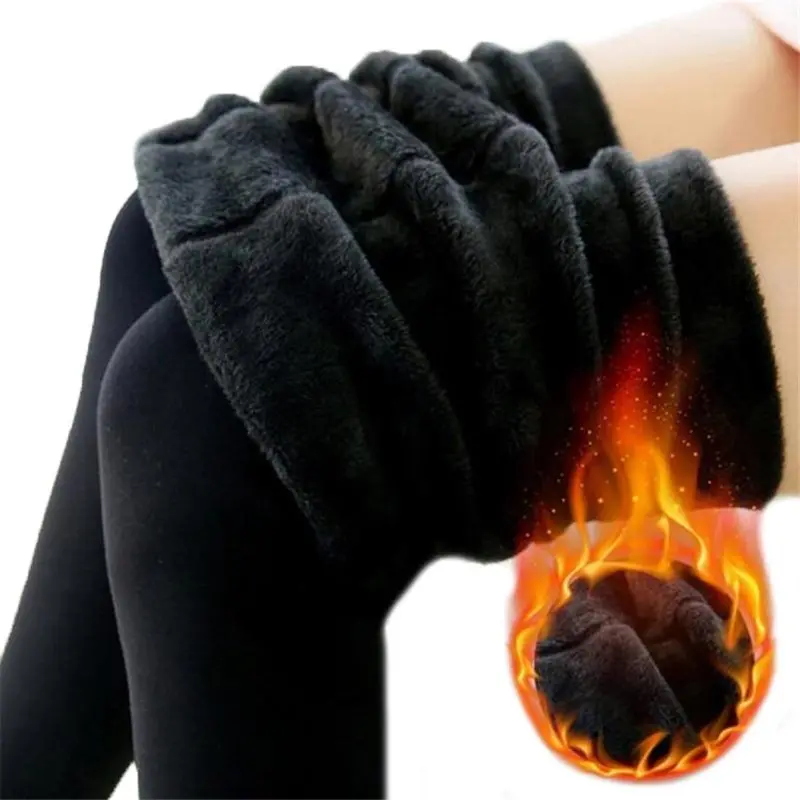 Luxury Thick Cashmere-Like Leggings For Women 1