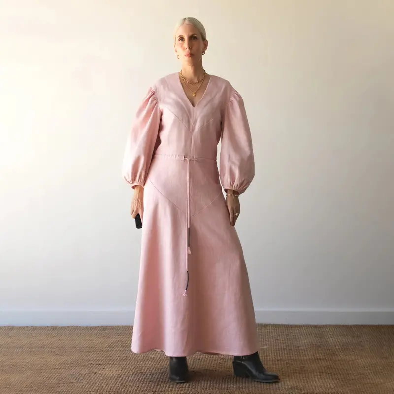 Magda Dress Pattern – Elegant A-Line Sewing Template By Pattern Fantastique 1