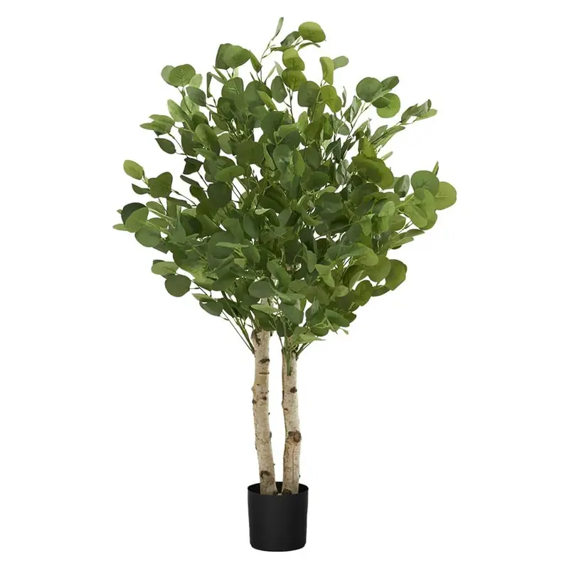 Maia Shop Artificial Eucalyptus Tree – 3.5 Ft Tall With Realistic Wood Trunk (Open-Box) 1