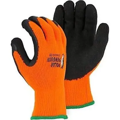 Majestic 3396Ho Polar Penguin Work Gloves — Medium, Foam-Latex Dipped Palm 1