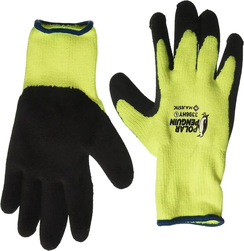 Majestic 3396Hy Polar Penguin Hi-Visibility Winter Gloves – Large, 12-Pair Pack 1