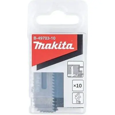 Makita B-49703 High-Carbon Steel Drywall Cut-Out Saw Blades – 10-Pack 1