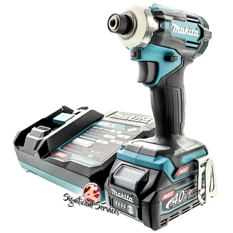 Makita Gdt01 Xgt 40V Max Brushless Impact Driver Kit – 4-Speed Control, 2.5 Ah Battery 1