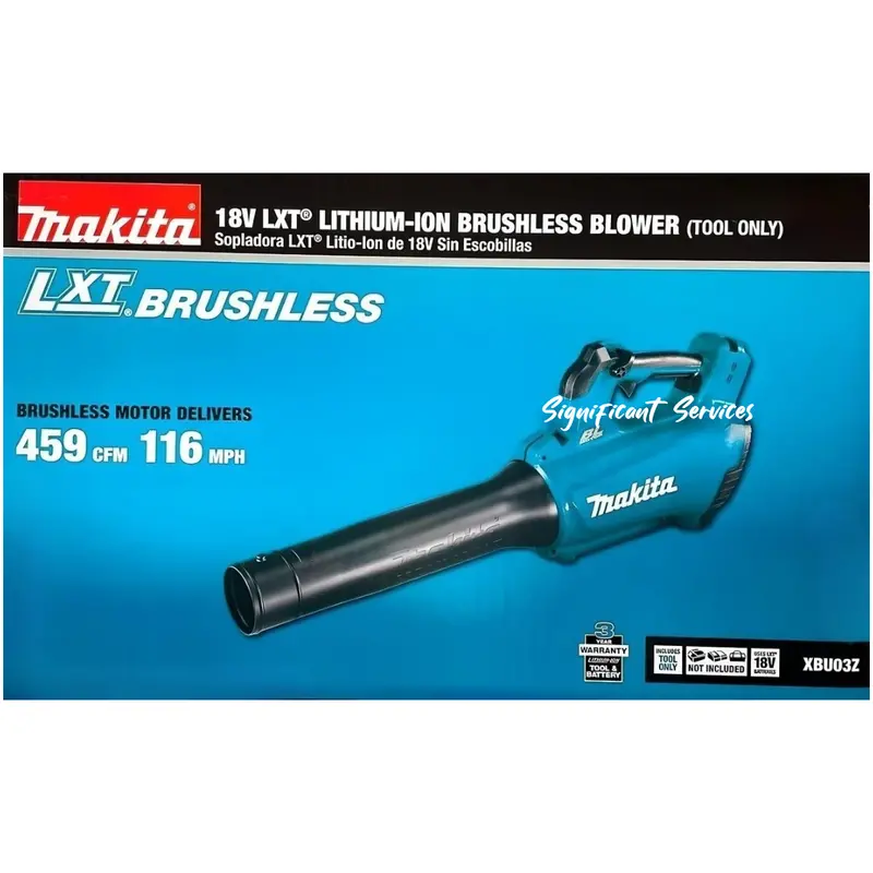Makita Xbu03Z 18V Lxt Brushless Cordless Blower – Tool-Only Configuration 1