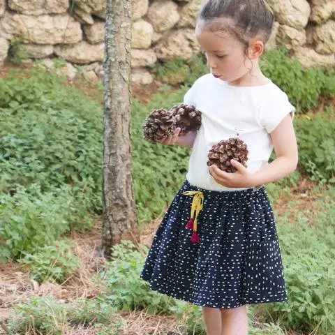 Marguerite Girls' Skirt Pattern – Sizes 3 To 12 Years – Ikatee 2