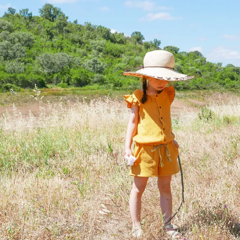 Marieke Girls’ Jumpsuit, Playsuit, And Dress Pattern – Ages 3 To 12 – Ikatee 1