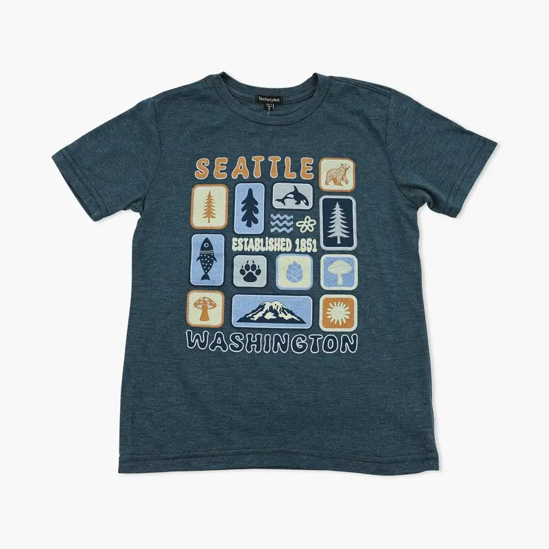 Marine Blue Ocean-Themed Youth T-Shirt – Seattle Inspired 1