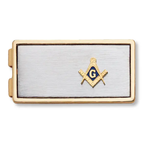 Masonic Symbol Stainless Steel Money Clip 1