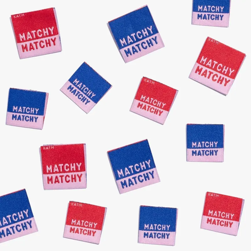"Matchy Matchy" Woven Label Pack - Kylie And The Machine 1