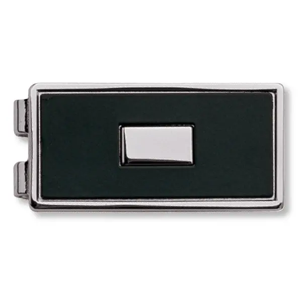 Matte Black Money Clip With Custom Insert Slot 1