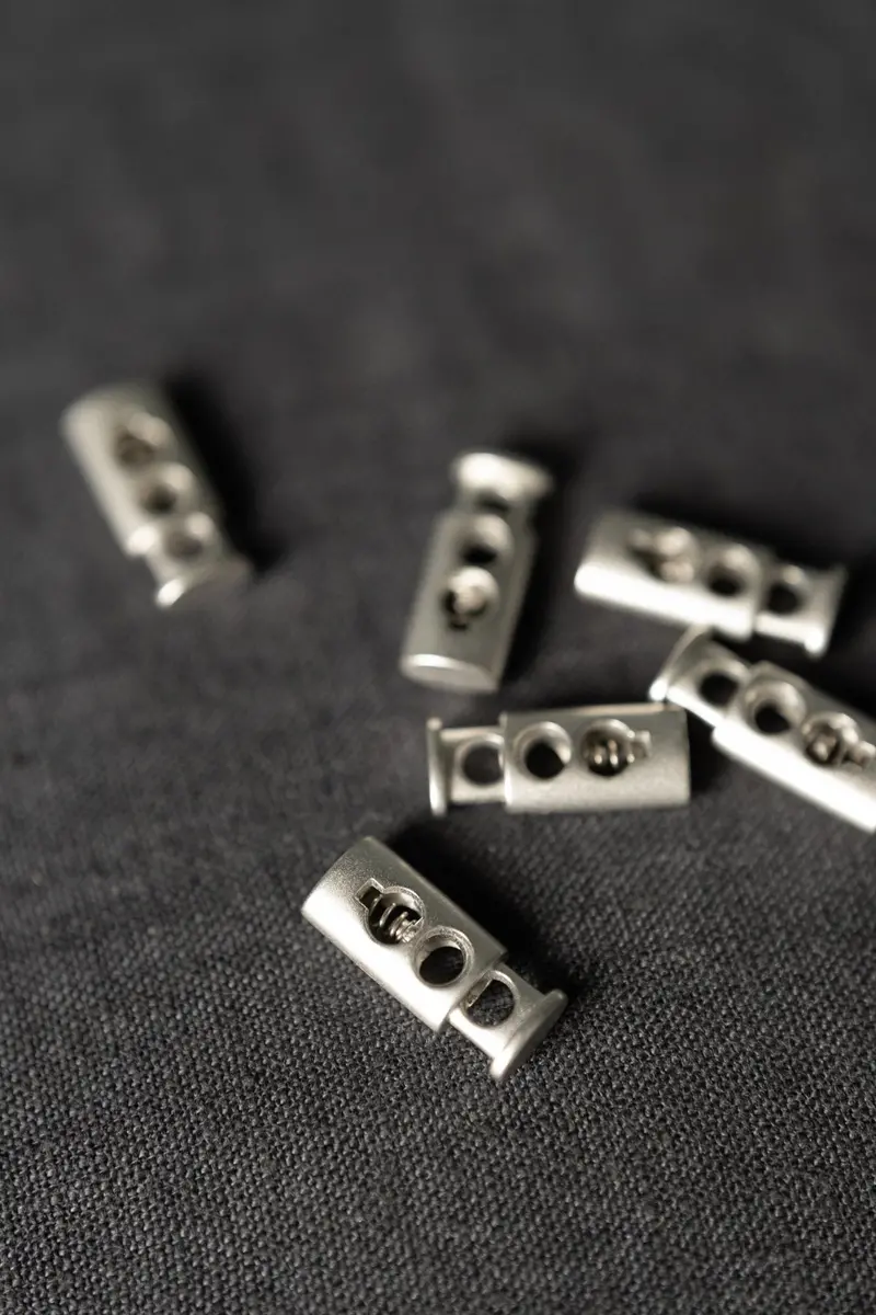 Matte Nickel Cord Lock Hardware By Merchant & Mills 1