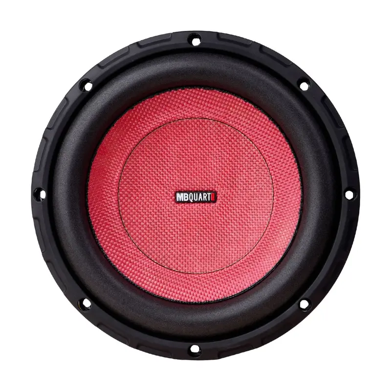 Mb Quart 8-Inch Shallow-Mount Wall Subwoofer – 500W Peak, Black Finish 1