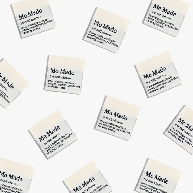 Me Made Definition Woven Label Pack (10 Pcs) – Kylie And The Machine 1