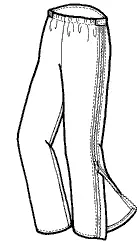 Men’S Cascade Powder Pants Ski Pants Pattern 1