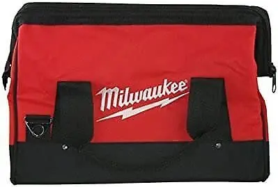 Milwaukee 16-Inch Industrial Tool Bag – Heavy-Duty Canvas, 6-Pocket Design 1