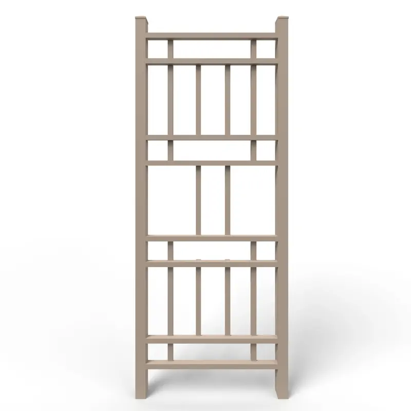 Mocha Pvc Vinyl Garden Trellis – Dura-Trel 28" X 75" Outdoor Patio Lattice (Open-Box) 1