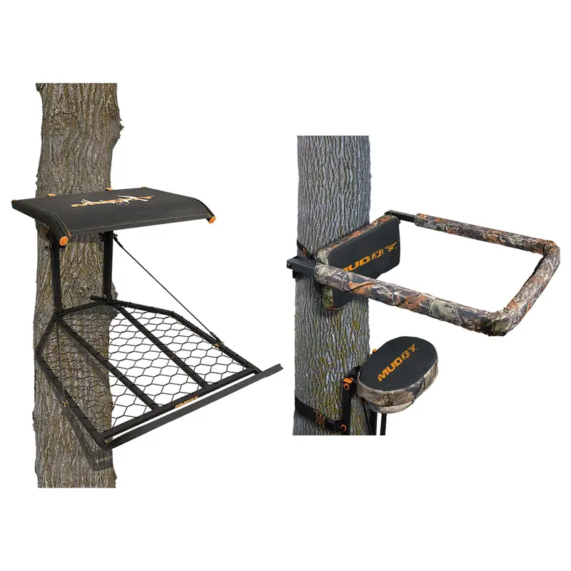 Muddy The Boss Xl Hunting Tree Stand With Expandable Platform & Shooting Rest 1