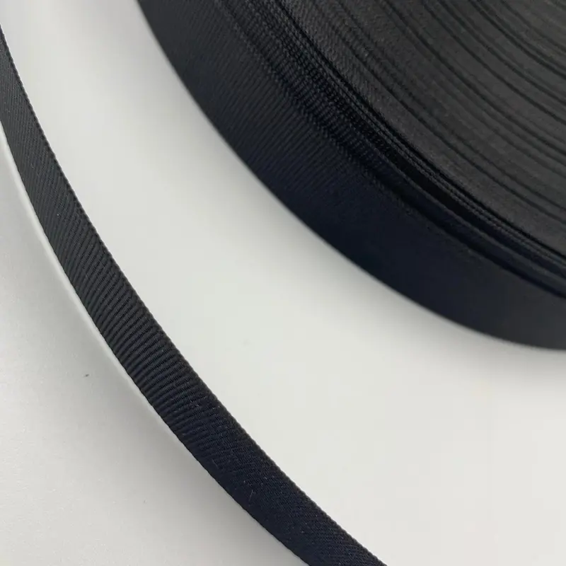 Narrow 3/4-Inch Black Nylon Grosgrain Binding – Sold By The Yard 1