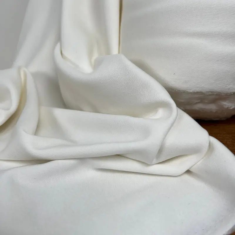 Natural Bamboo-Organic Cotton-Spandex Interlock Fabric (240Gsm) 1