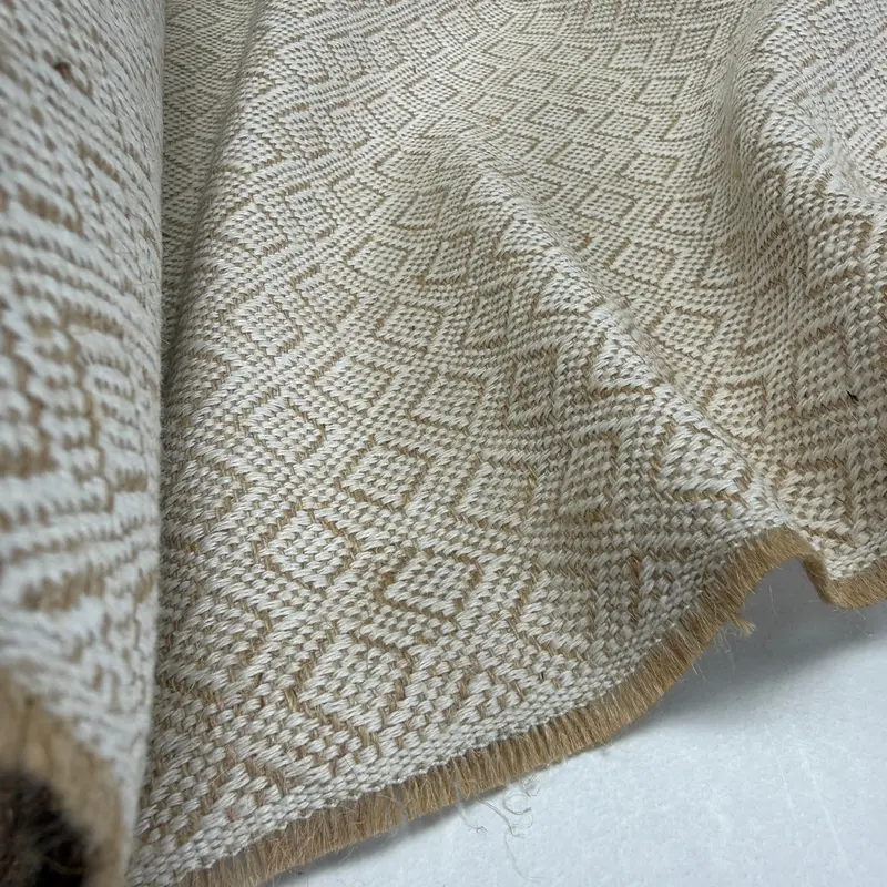 Natural Jute-Cotton Textured Fabric – 340 Gsm 1