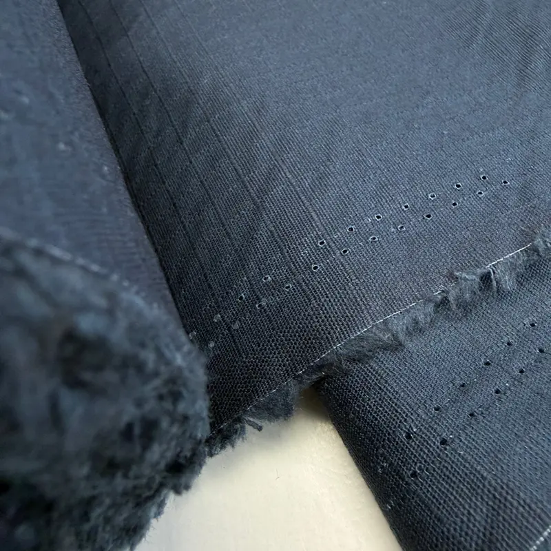 Navy Blue 100% Cotton Ripstop Fabric (7.67 Oz / 260 Gsm) 1