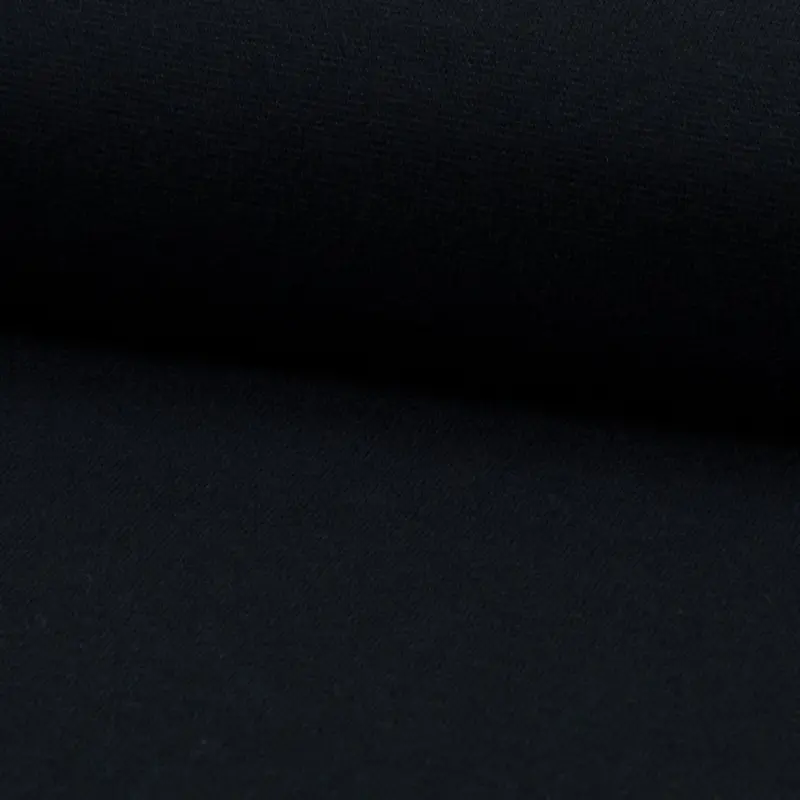 Navy Organic 1X1 Rib Fabric – Oeko-Tex® Certified Stretch Trim 1