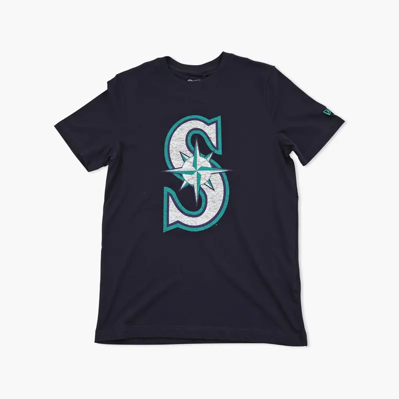 Navy Primary Logo T-Shirt – Authentic Seattle Mariners Team Gear 1