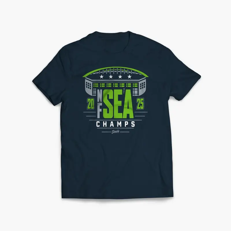 Nf-Sea Nfc Champions Navy T-Shirt 1