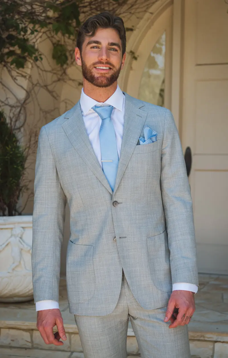 Nico Baby Blue Neck Tie 1
