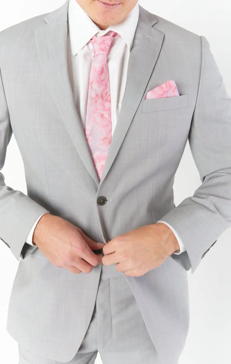 Nico Necktie – Blushing Floral Pattern 1