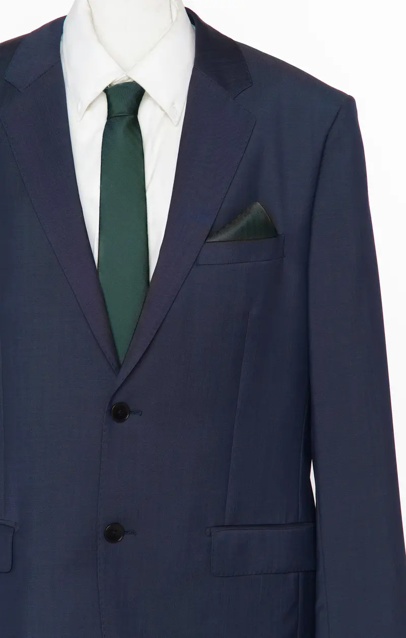 Nico Solid Neck Tie In Emerald Green 1