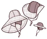Norwegian-Inspired Norwester Hat Sewing Template – Pattern #528 1