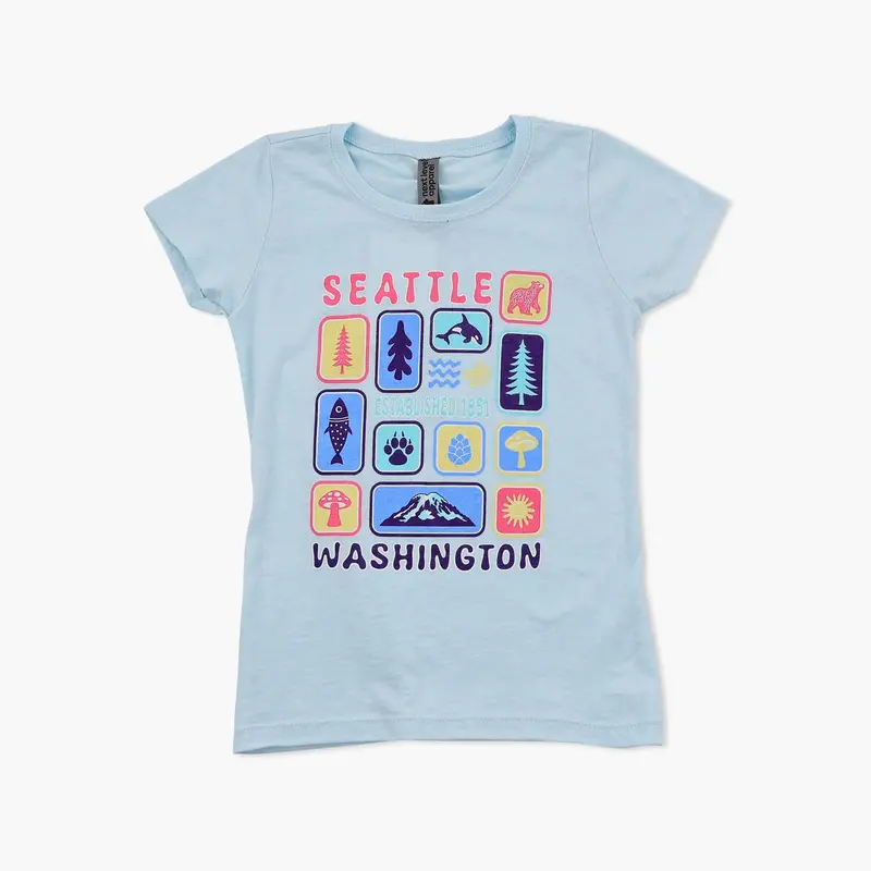 Ocean Blue 'Puzzle' Youth Seattle Mariners T-Shirt 1