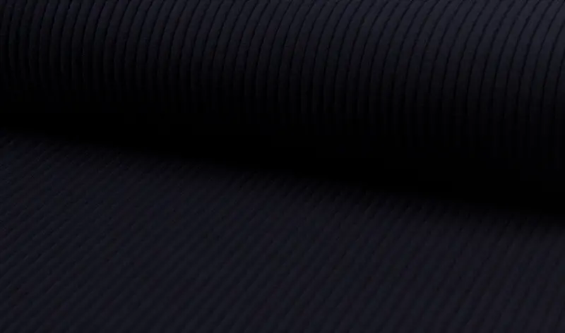 Oeko-Tex® Certified Heavy Rib Knit – European Import In 208 Navy 1