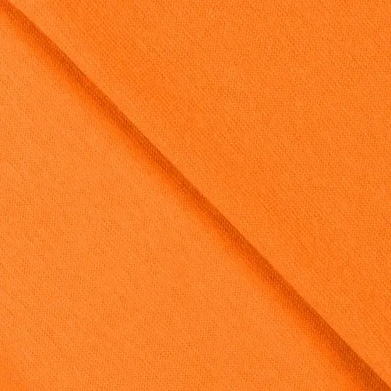 Orange Oeko-Tex® Certified Ribbed Cuff Fabric – 1×1 Stretch Knit – European Import 1