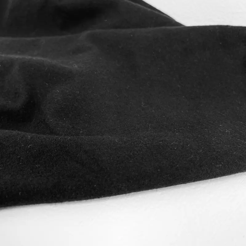 Organic Cotton Flannel (155Gsm) In Black 1
