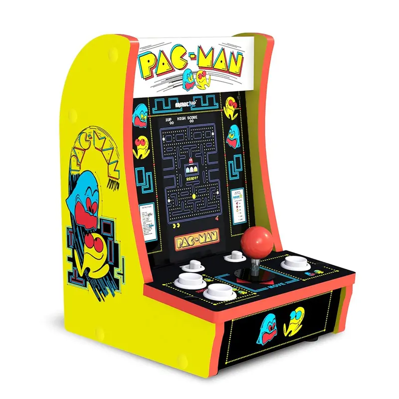 Pac-Man Countercade Mini Arcade Cabinet – 7-Inch Retro Gaming Machine 1