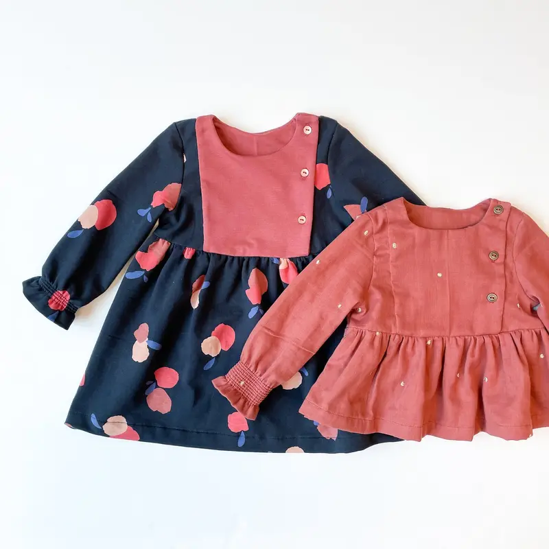 Palerme Blouse & Dress Pattern For Babies & Toddlers (6 Months–4 Years) – Ikatee 1