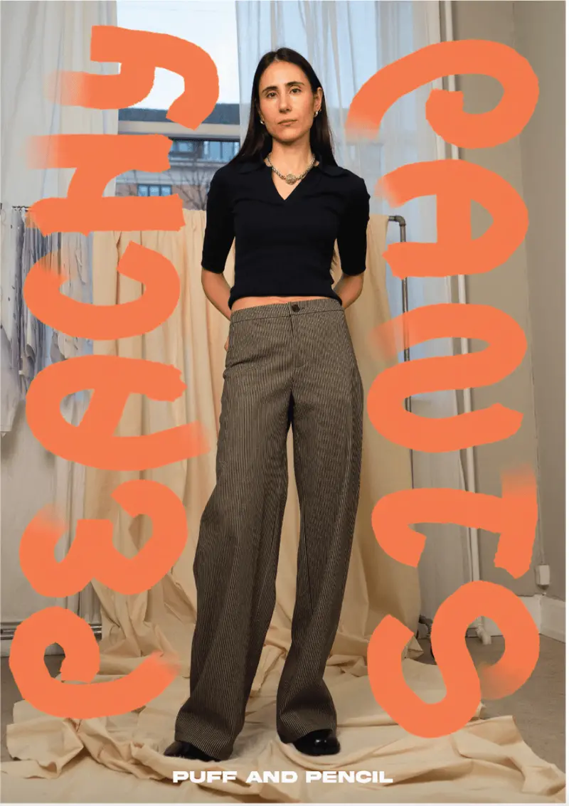 Peachy Pants Sewing Pattern – Printed Paper Template By Puff And Pencil 1