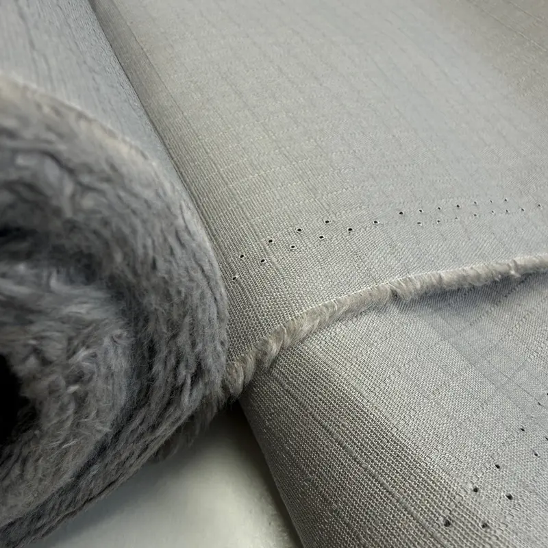 Pearl Grey 100% Cotton Ripstop Fabric (7.67 Oz / 260 Gsm) 1
